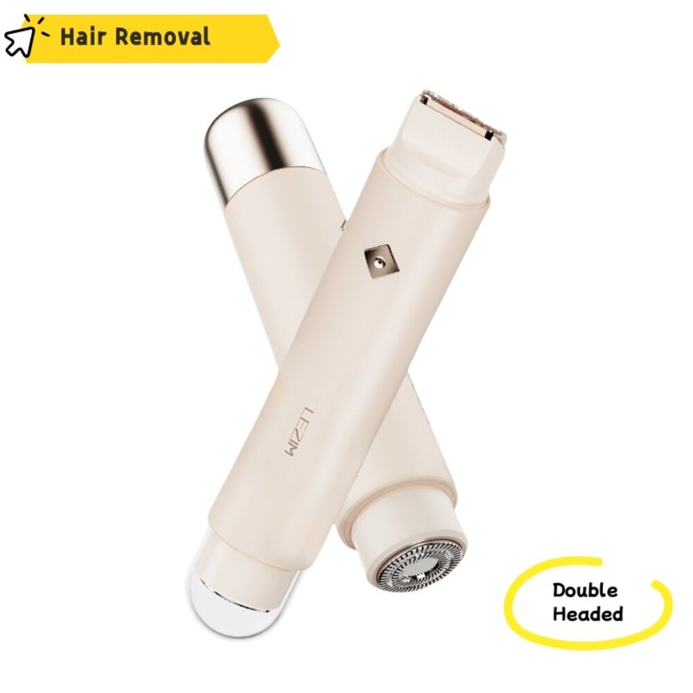 Double-headed Lady Shaver Cordless Hair Trimmer Lady Razor for Face,Legs…